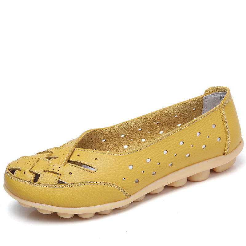 Ballerines En Cuir Microfibre Confortables Pour Femme | Idéales pour le Quotidien