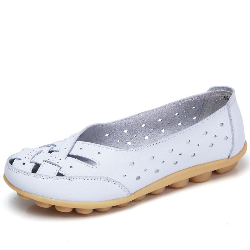 Ballerines En Cuir Microfibre Confortables Pour Femme | Idéales pour le Quotidien