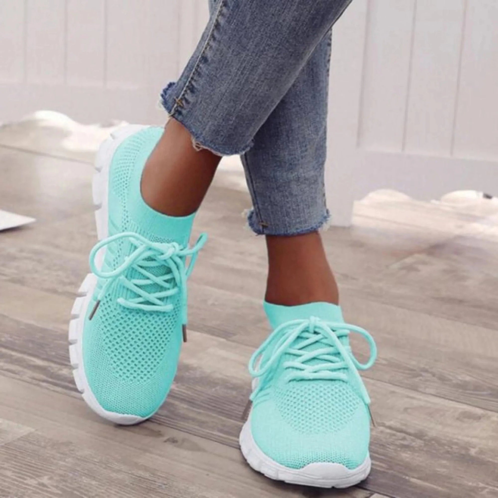 Basket Confort Respirante en Maille pour Femme - Emilia Lane