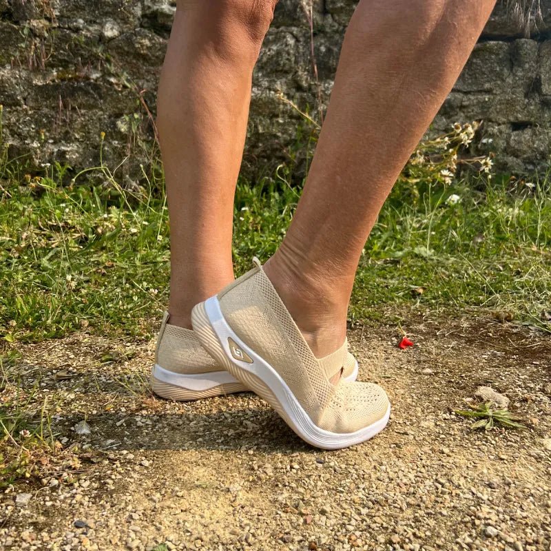 Basket Confortable et Légère Sans Lacets en Maille pour Femme - Emilia Lane