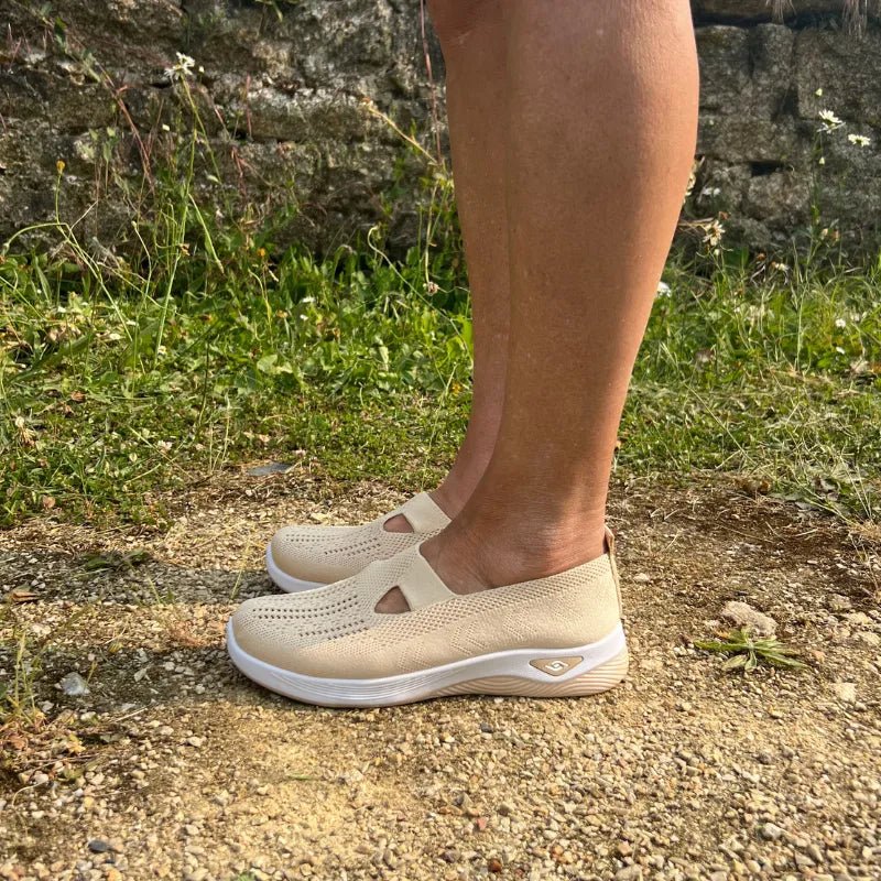 Basket Confortable et Légère Sans Lacets en Maille pour Femme - Emilia Lane