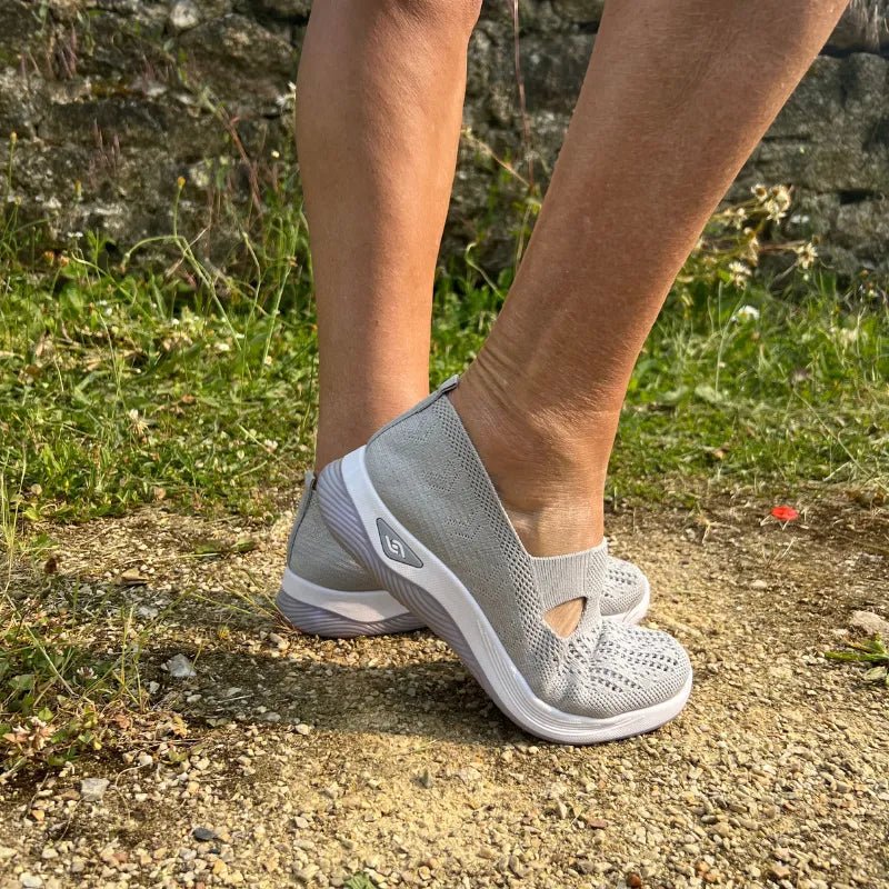 Basket Confortable et Légère Sans Lacets en Maille pour Femme - Emilia Lane