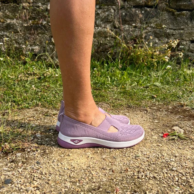 Basket Confortable et Légère Sans Lacets en Maille pour Femme - Emilia Lane