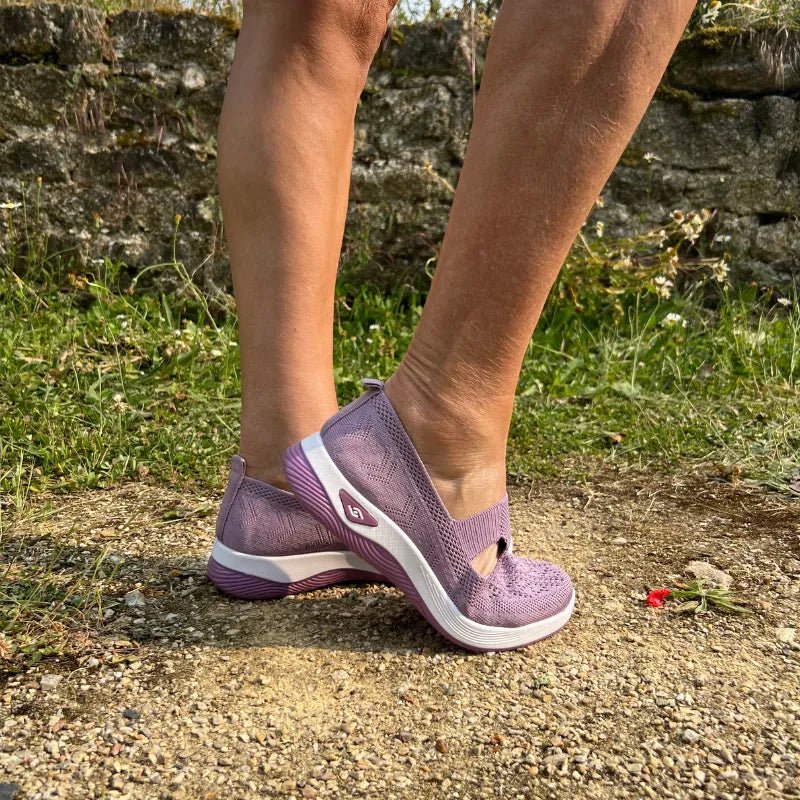 Basket Confortable et Légère Sans Lacets en Maille pour Femme - Emilia Lane