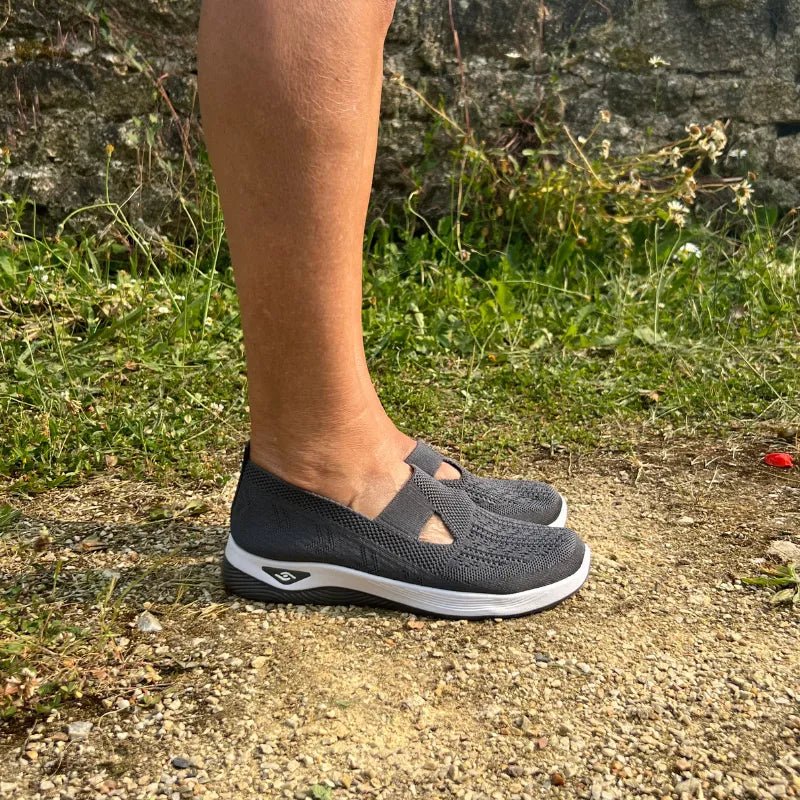Basket Confortable et Légère Sans Lacets en Maille pour Femme - Emilia Lane