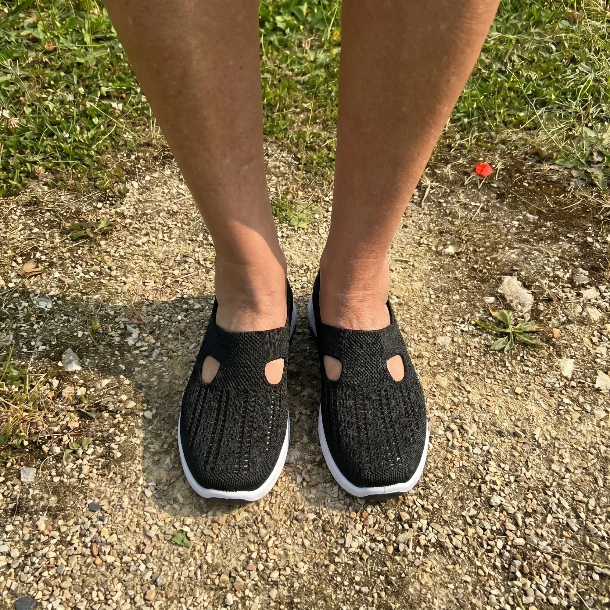 Basket Confortable et Légère Sans Lacets en Maille pour Femme - Emilia Lane