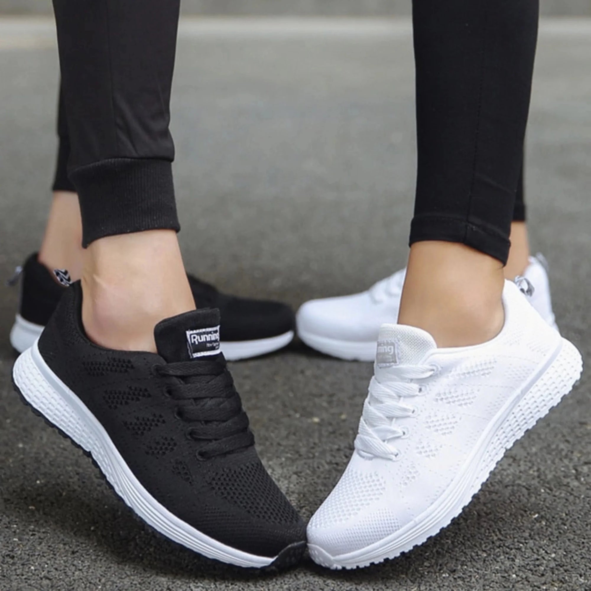 Basket Running Sport en Maille pour Femme - Emilia Lane