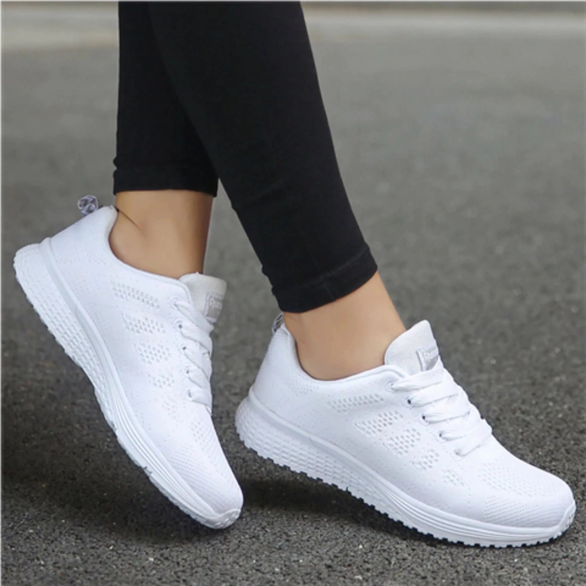 Basket Running Sport en Maille pour Femme - Emilia Lane