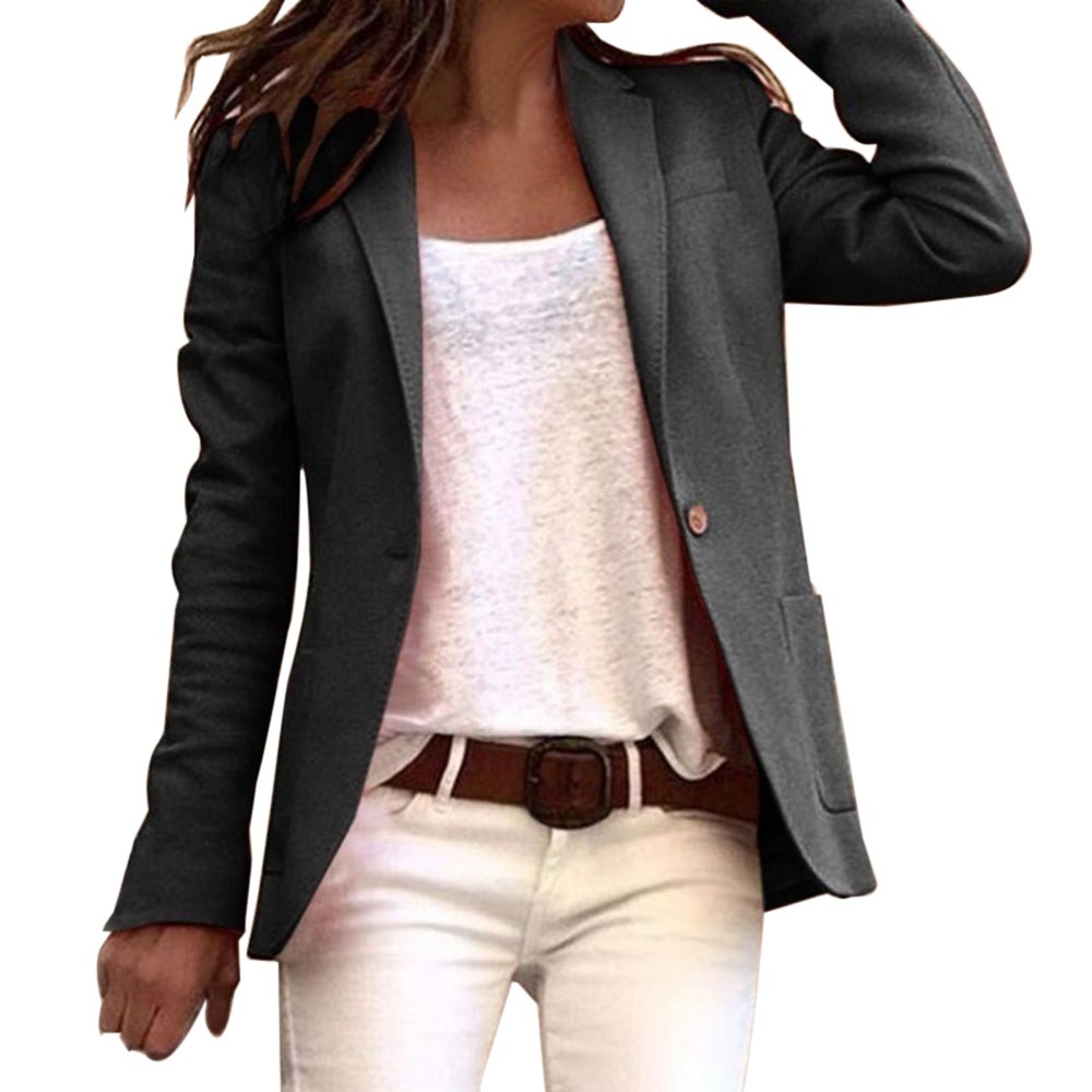 Blazer Long à Manches Longues pour Femmes - Emilia Lane