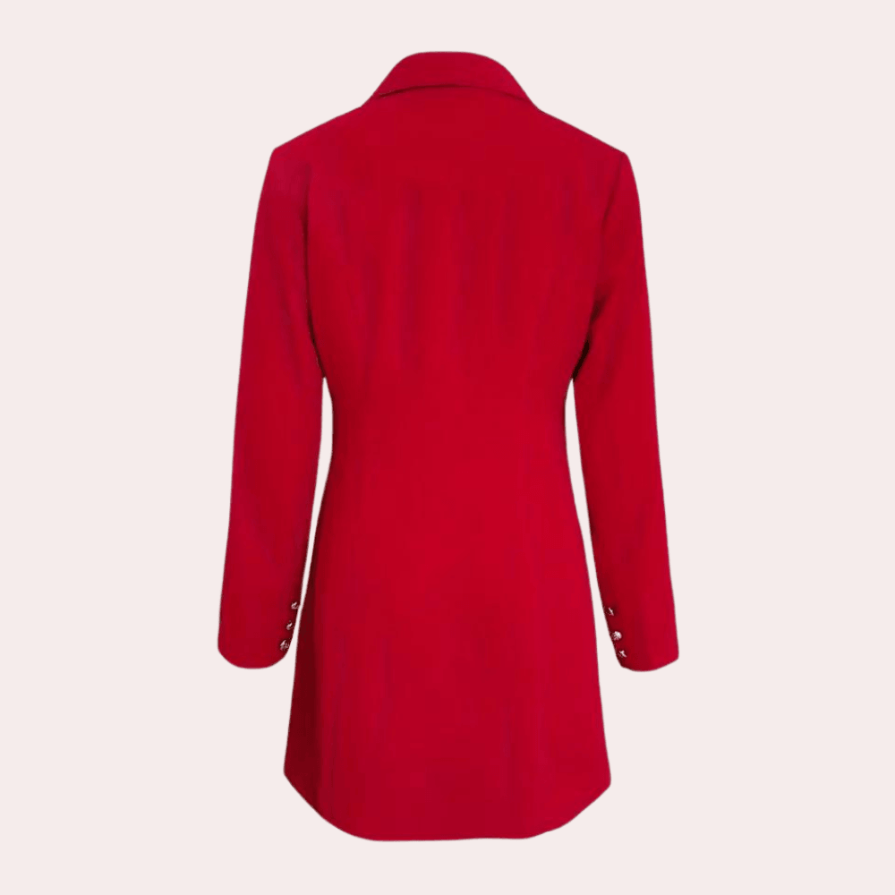 Robe Blazer à Double Boutonnage pour Femmes