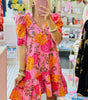 Robe Mini Fleurie avec Volants pour Femmes