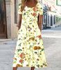 Robe Fleurie Découpe Flatteuse pour Femmes
