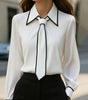 Blouse à col oversize pour Femme - Emilia Lane