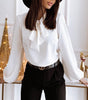 Blouse élégante à col noué pour Femme - Emilia Lane