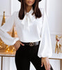Blouse élégante à col noué pour Femme - Emilia Lane