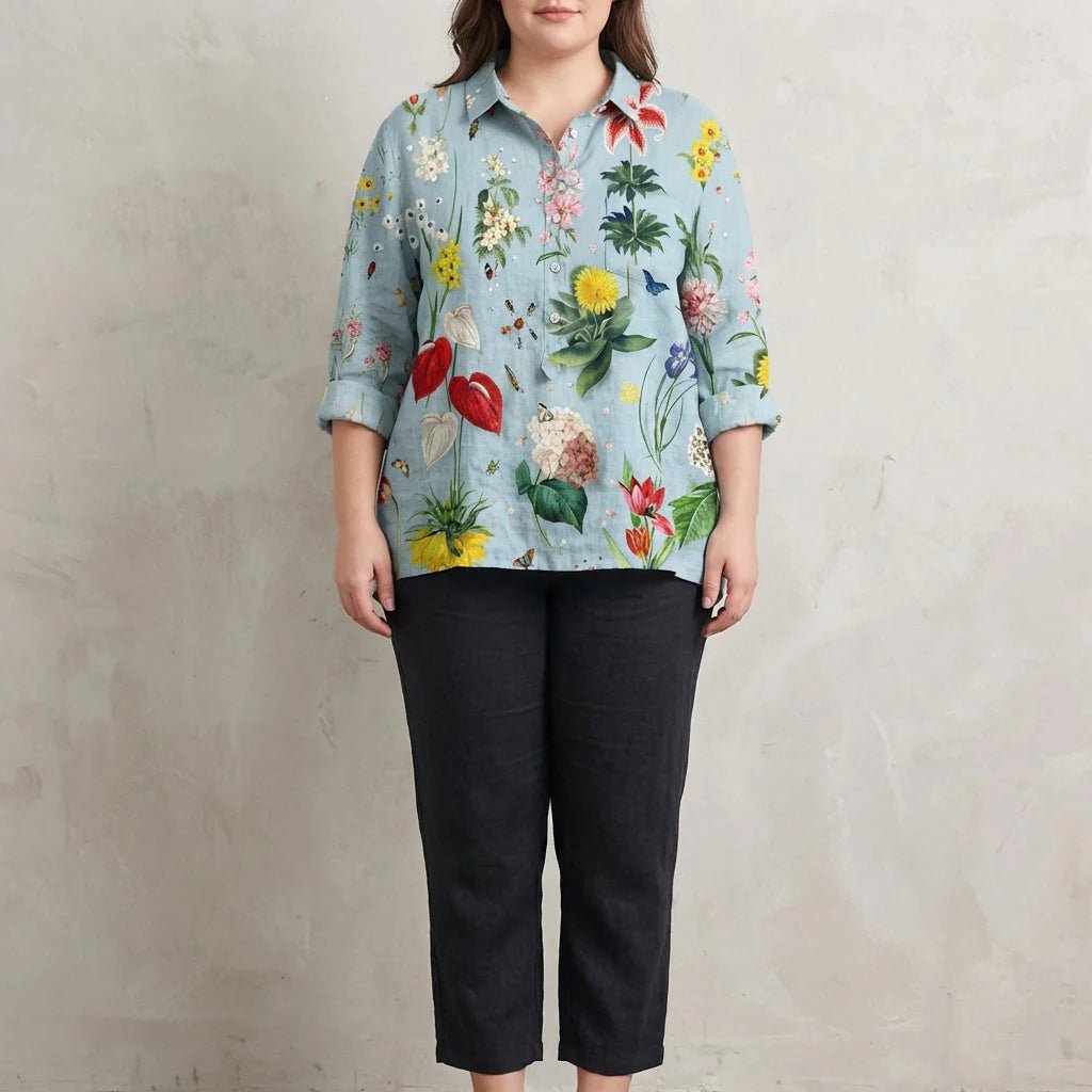 Blouse Longue d’été en lin pour Femmes