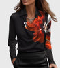 Blouse Satin à Manches Longues pour Femmes - Emilia Lane