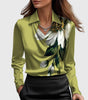 Blouse Satin à Manches Longues pour Femmes - Emilia Lane