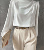 Blouse Satinée pour Femme - Emilia Lane