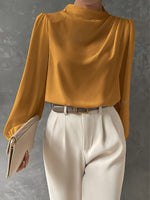 Blouse Satinée pour Femme - Emilia Lane