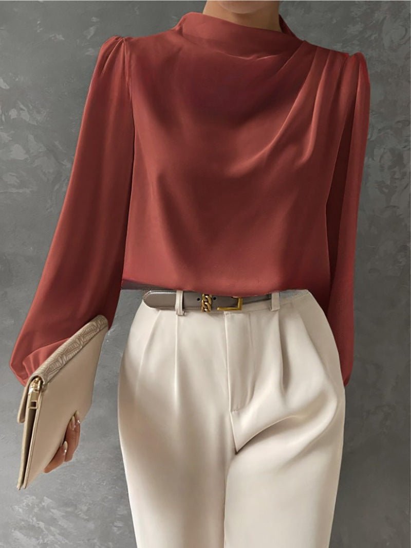 Blouse Satinée pour Femme - Emilia Lane