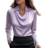 Blouse satinée pour femmes - Emilia Lane