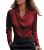 Blouse satinée pour femmes - Emilia Lane