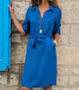 Robe-Blouse Ceinturée pour Femmes