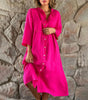 Robe Chemise à Fermeture à Boutons pour Femmes