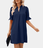 Robe Chemise Décolleté en V pour Femmes