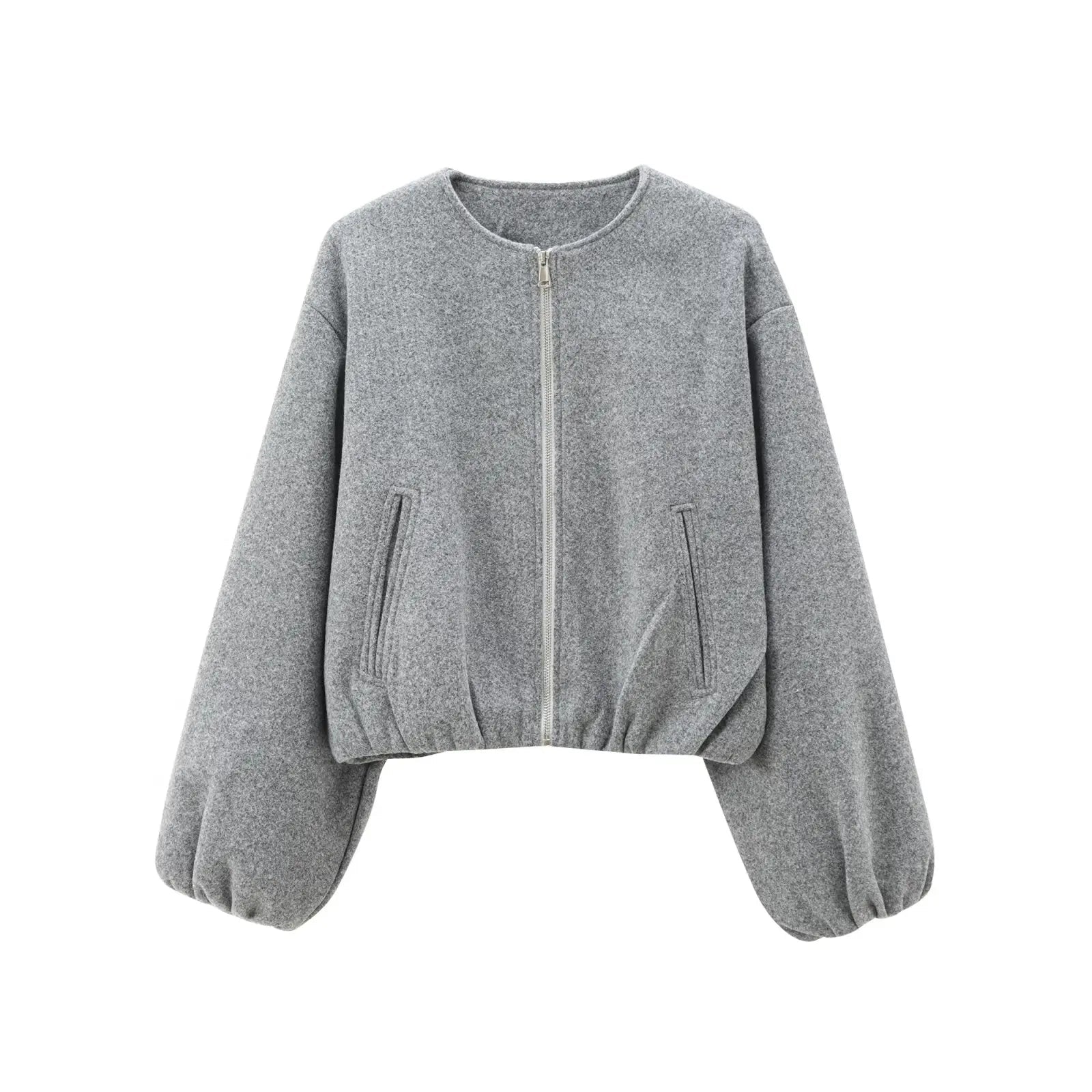 Blouson Bomber Femme Col Rond pour Femmes - Emilia Lane