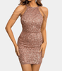 Robe Bodycon Pailletée pour Femmes
