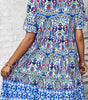 Robe Bohème à Nœud et Volants pour Femmes