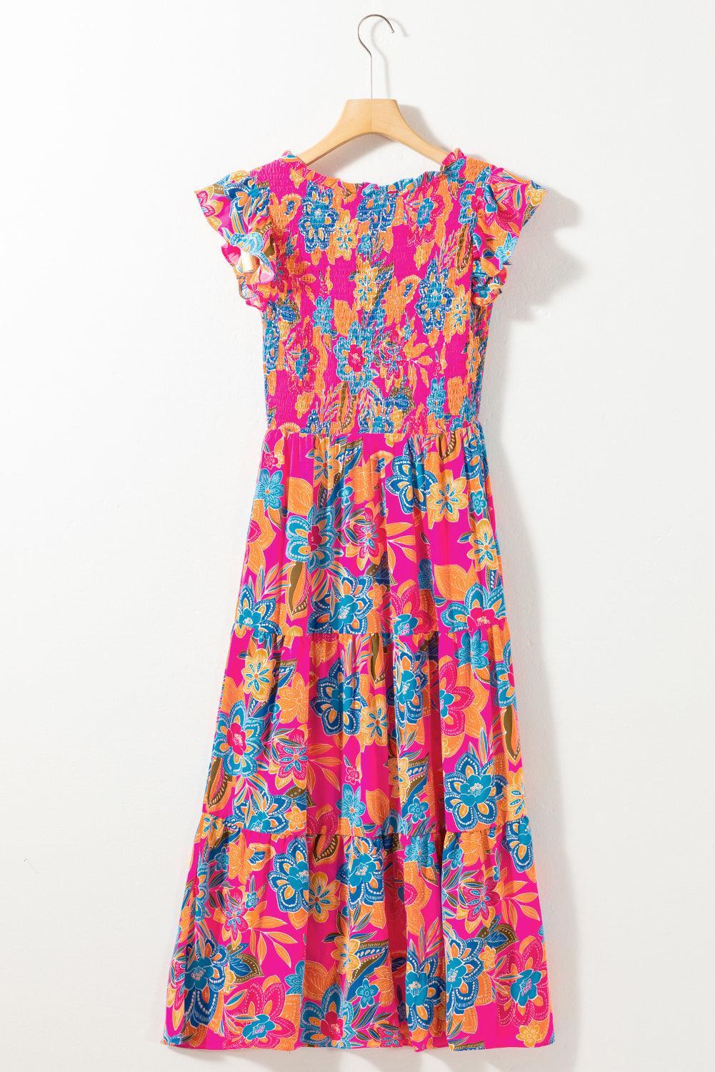 Robe Bohème à Fleurs pour Femmes