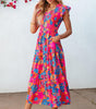 Robe Bohème à Fleurs pour Femmes