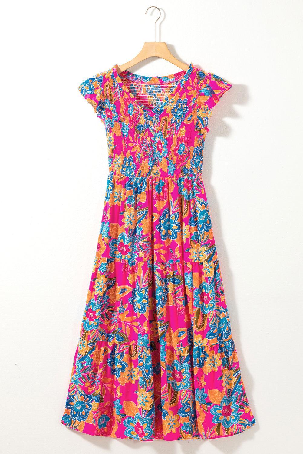 Robe Bohème à Fleurs pour Femmes