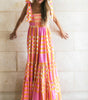 Robe Maxi Boho à Carreaux pour Femmes