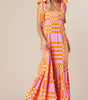 Robe Maxi Boho à Carreaux pour Femmes