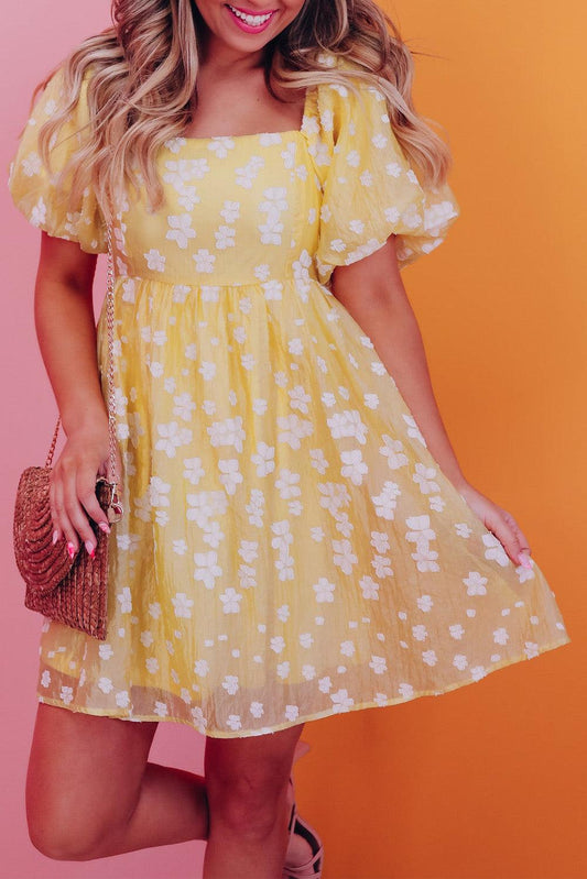 Robe Mini Boho Imprimé Floral pour Femmes