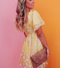 Robe Mini Boho Imprimé Floral pour Femmes