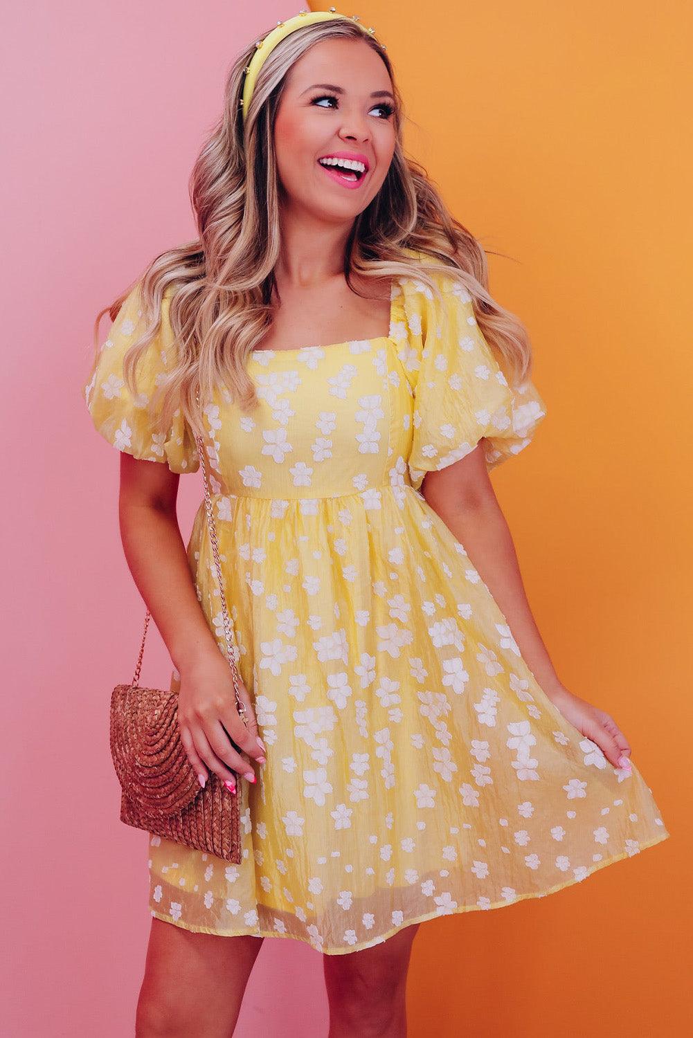 Robe Mini Boho Imprimé Floral pour Femmes