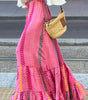 Jupe Maxi Boho avec Franges pour Femmes