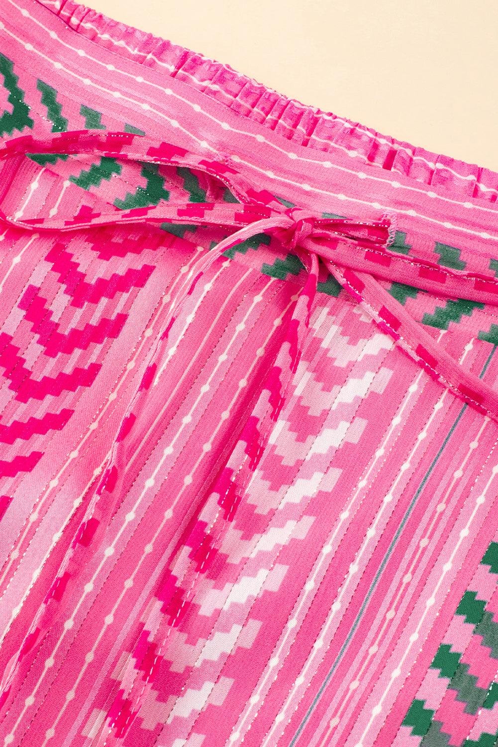 Jupe Maxi Boho avec Franges pour Femmes