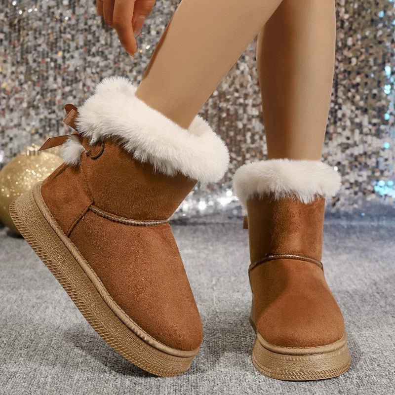 Bottes d'Hiver Fourrure Synthétique pour Femmes - Emilia Lane