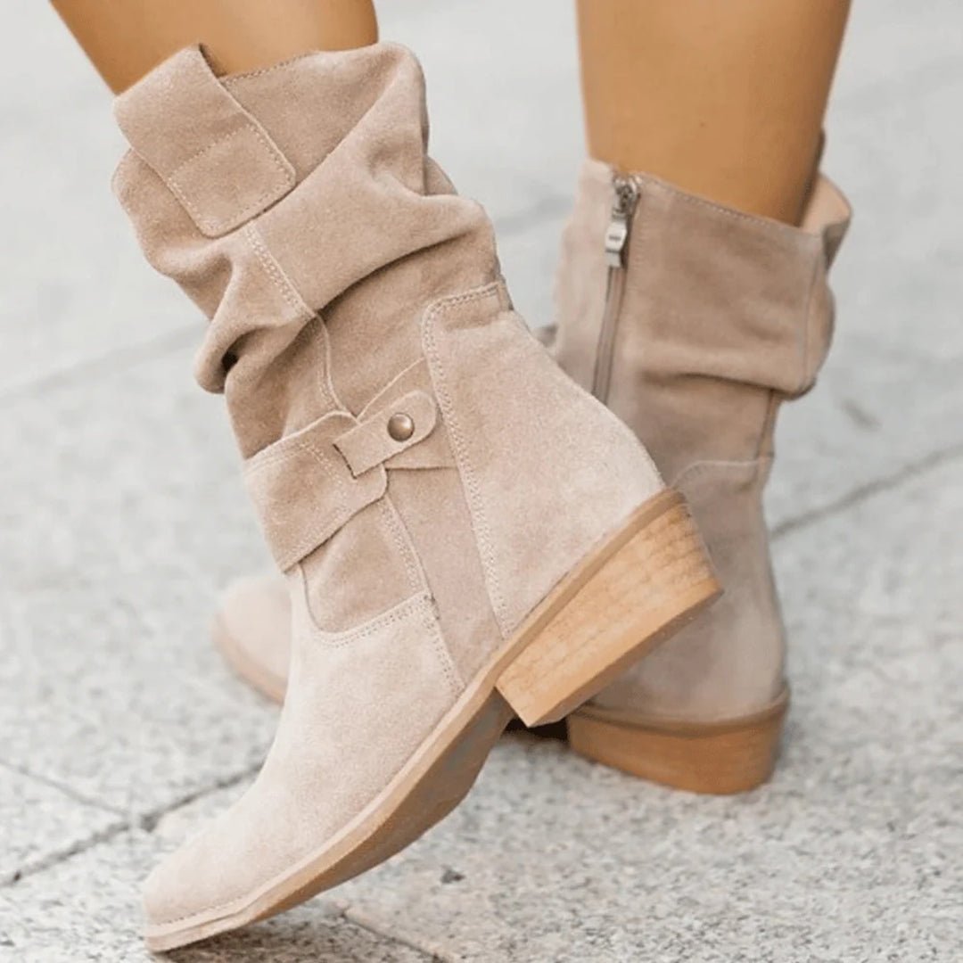 Bottes mi - mollet pour Femme - Emilia Lane