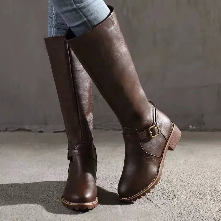 Bottes Orthopédiques en Cuir Élégantes pour Femmes - Emilia Lane