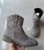 Bottines femme effet daim style western - Emilia Lane
