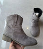 Bottine à Talon en Daim pour Femme