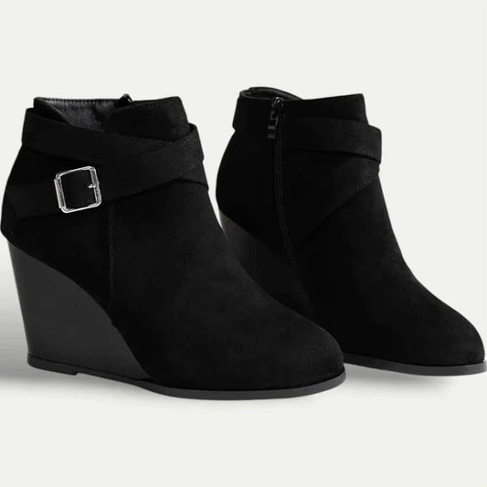 Bottines Martin À Talons Épais Pour Femme | Idéales Pour l'Automne - Emilia Lane