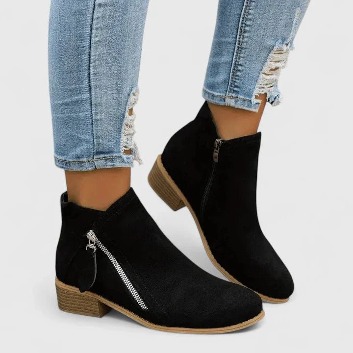 Bottines Orthopédiques en Cuir Véritable pour Femme | Idéales pour le Quotidien